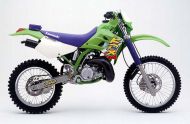kawasaki KDX125 125 1990 -> 1993
