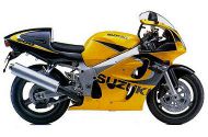 suzuki GSXR 600 600 1999 -> 2000