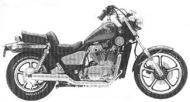 honda VT700 SHADOW 700 1986 -> 1987