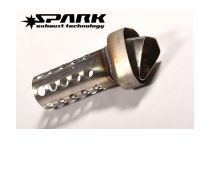 Chicane pour silencieux FORCE - d.40 00� - sortie 16,5�