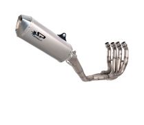 Ligne complte racing collecteur INOX + silencieux FORCE Titane longueur 400mm