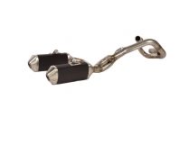 Ligne complte : collecteur Inox + silencieux
