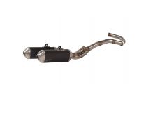 Ligne complte : collecteur Inox + silencieux