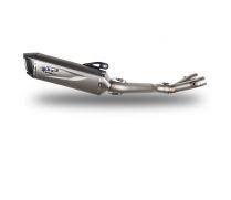 3/4 LIGNE RACING - raccord Titane et silencieux FORCE EVO 400mm diam.60 Step2