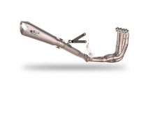 Ligne complte racing STEP3 collecteur TITANE + silencieux KONIX