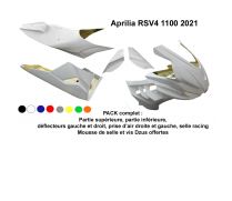 Ensemble pack carnage. Fintion gelcoat teint dans la masse