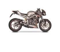 Chambre insonorisante inox traitement cramique NOIR et silencieux MOTO GP titane DARK STYLE, montage standard. Conforme norme Euro5