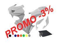 Ensemble pack carnage. Fintion gelcoat teint dans la masse