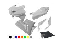 Ensemble pack carnage. Fintion gelcoat teint dans la masse