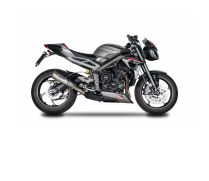 Chambre insonorisante inox  et silencieux Grid O titane, montage haut. Conforme norme Euro5