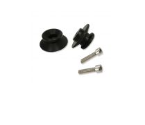 PIONS DE BEQUILLE DIAM 6 mm NYLON NOIR